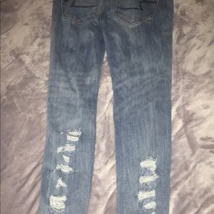 American eagle skinny ripped jeans